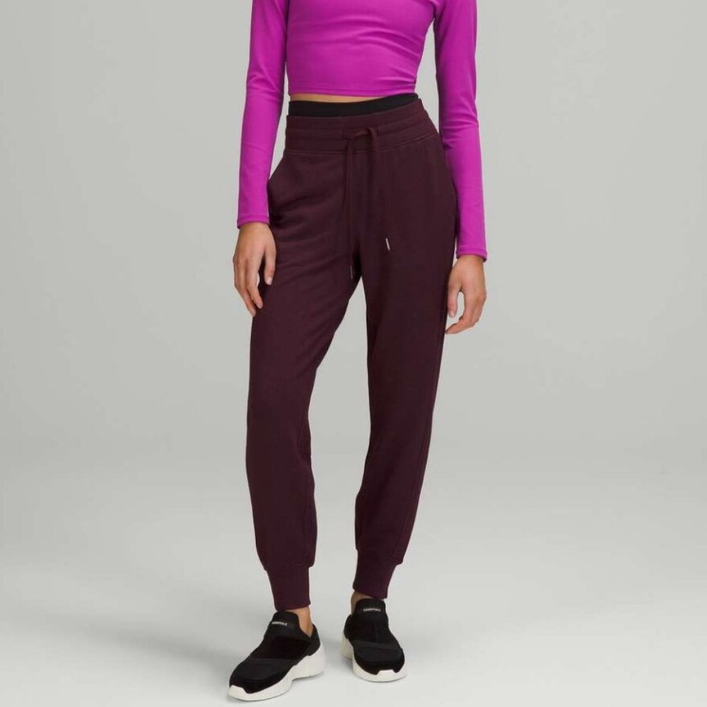Lululemon Athletica Ready to Fleece Joggers — Deep Plum